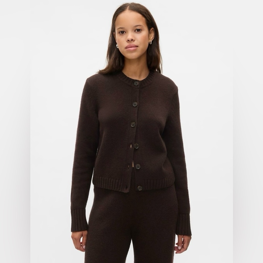 Gap Cashsoft Cardigan in Brown - Small